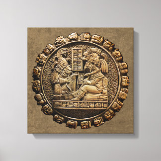 Mayan Art Canvas Print