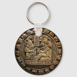 Mayan Art Keychain
