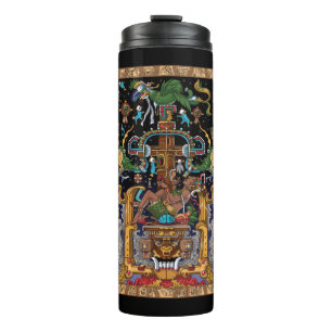 Mayan Astronaut King Pakal Thermal Tumbler