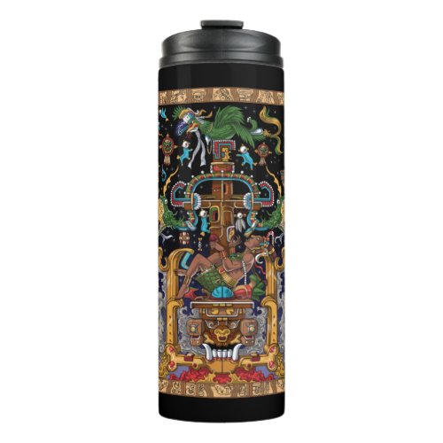 Mayan Astronaut King Pakal Thermal Tumbler