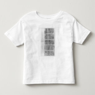 Mayan astronomical tables with the eclipses toddler t-shirt