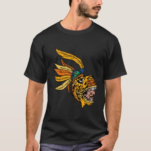 Mayan Aztec Jaguar Warrior Inca Civilizatoin Cultu T_Shirt