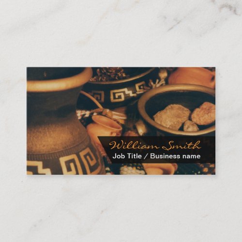 MayanAztec Style Business card