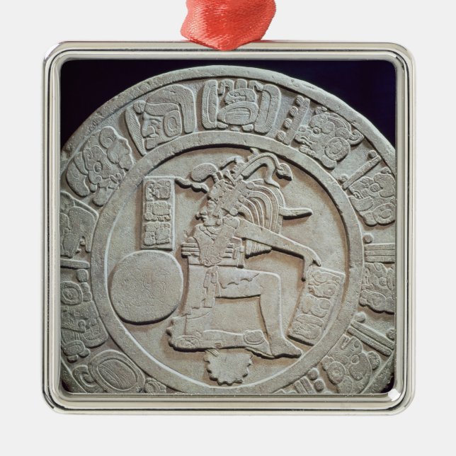 Mayan ball court marker, from Chinkultic Metal Ornament (Front)