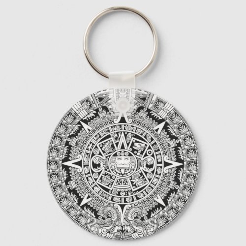 Mayan Calendar 12212012 Aztec Keychain