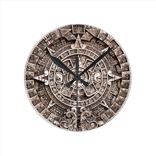 Mayan Calendar 2012 end of the world prophesy Round Clock