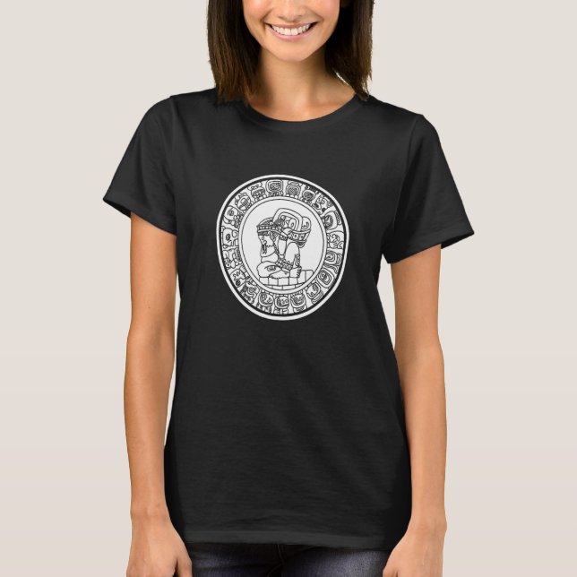 Mayan Calendar Aztec Maya Nation Mesoamerica Mexic T-Shirt (Front)