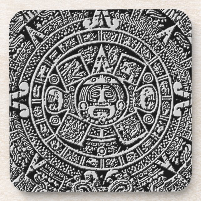Mayan Calendar Beverage Coaster (Front)