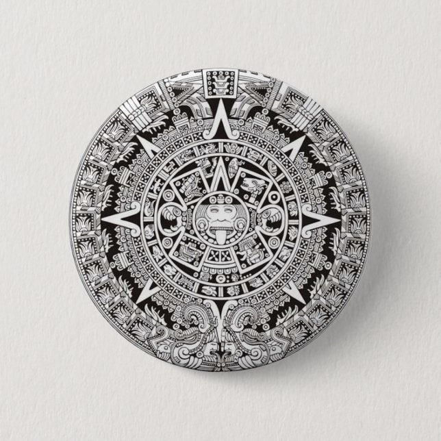 Mayan Calendar Button (Front)