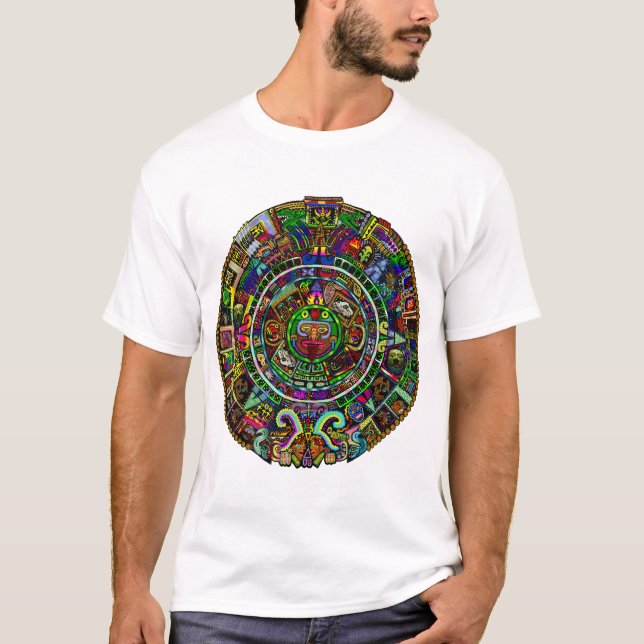 Mayan Calendar by Myztico T-Shirt (Front)