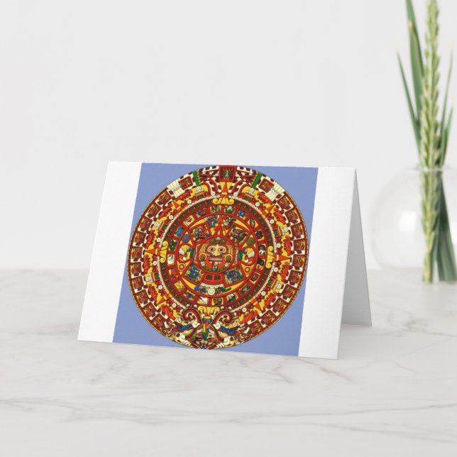 mayan calendar card (Front)