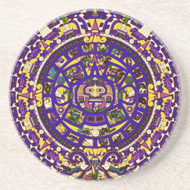 mayan calendar drink coaster (Front)