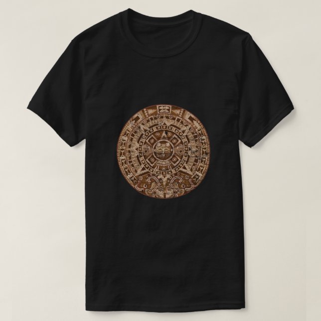 Mayan Calendar Inca Aztec Culture Civilization Gif T-Shirt (Design Front)