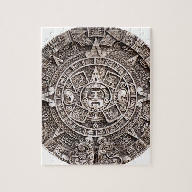 Mayan Calendar Jigsaw Puzzle (Vertical)