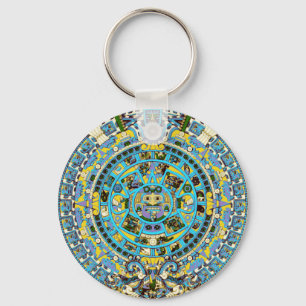 mayan calendar keychain