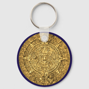 mayan calendar keychain