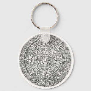 mayan calendar keychain