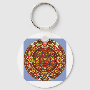 mayan calendar keychain