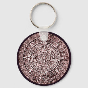 mayan calendar keychain