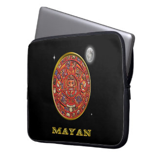 Mayan calendar laptop sleeve