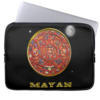 Mayan calendar laptop sleeve