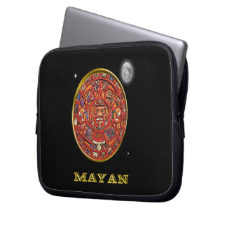 Mayan calendar laptop sleeve