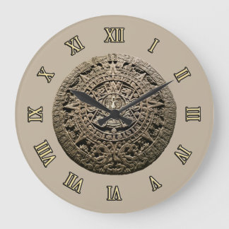 Mayan Calendar Large Clock