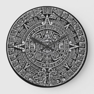 Mayan Calendar Large Clock