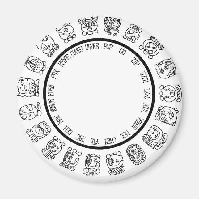 mayan-calendar magnet (Front)