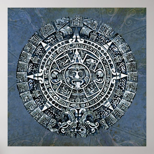Mayan Calendar / Maya Kalender Poster (Front)