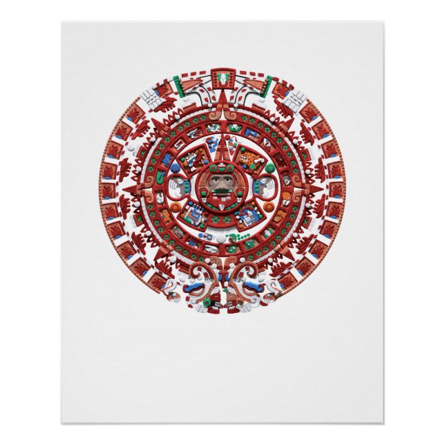 Mayan Calendar Mexican Pride Poster (Front)