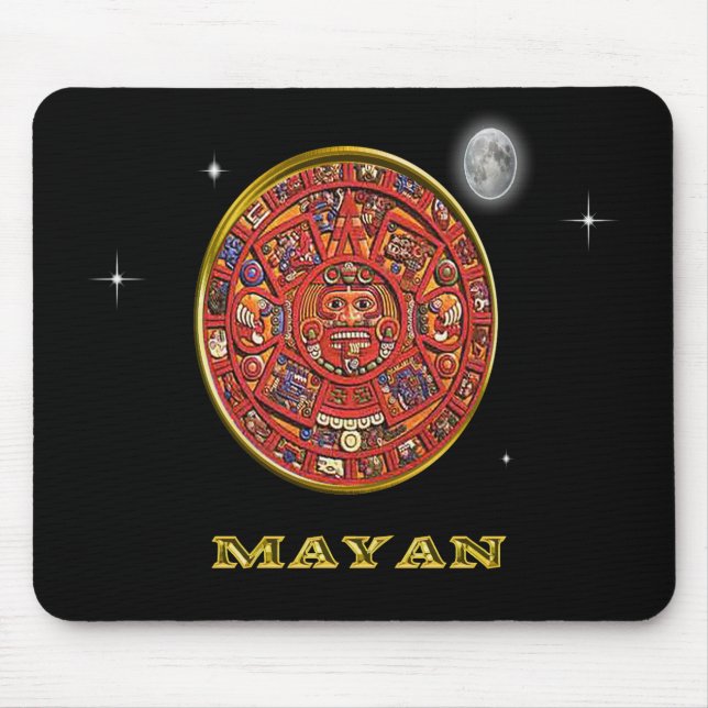 Mayan  calendar mouse pad (Front)