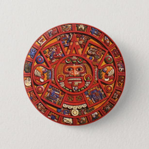Mayan Calendar Pinback Button