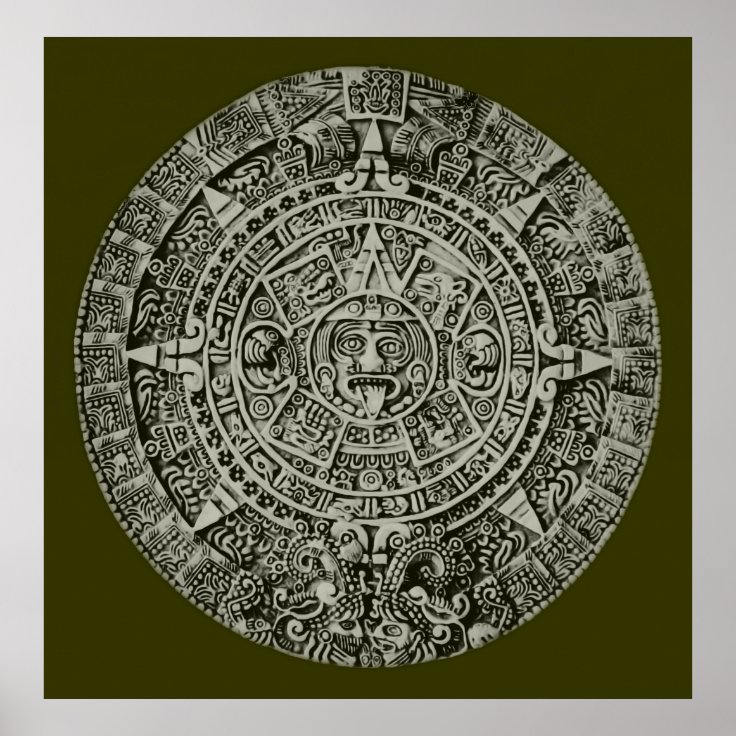 mayan calendar poster Zazzle