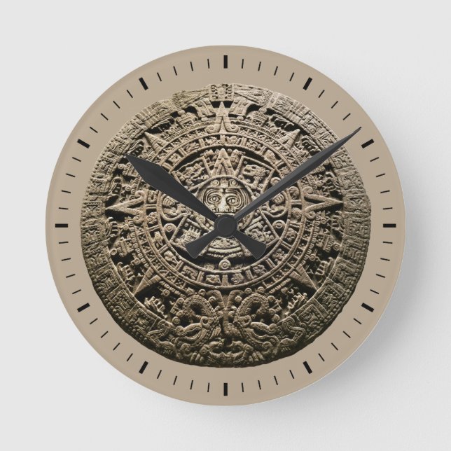 Mayan Calendar Round Clock (Front)
