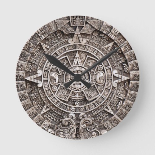 Mayan Calendar Round Clock