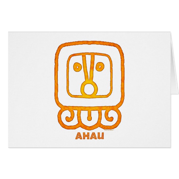 Mayan Calendar Sign AHAU Card