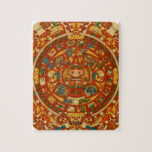 'Mayan Calendar Stone' Jigsaw Puzzle