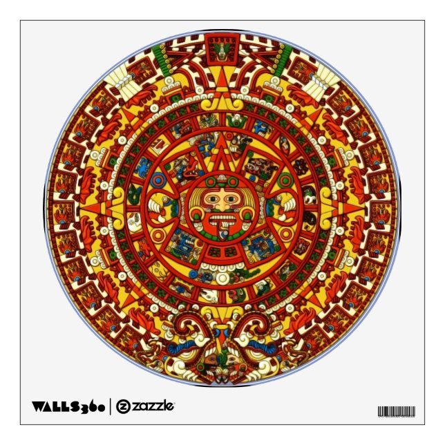 mayan calendar wall decal (Front)