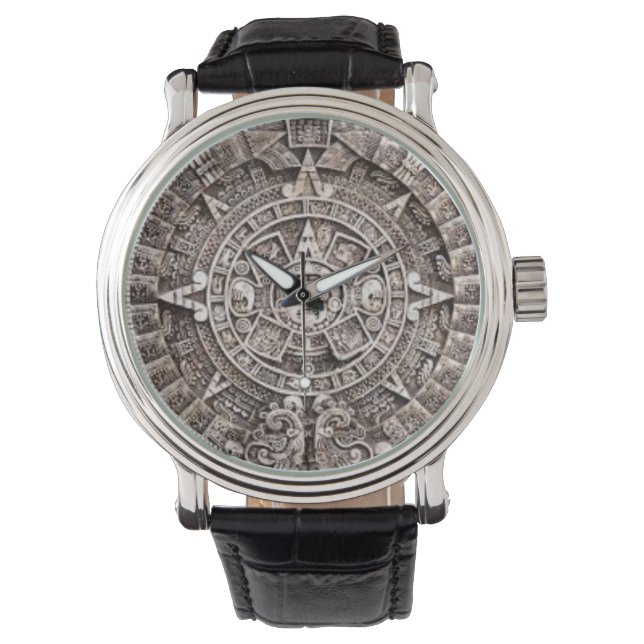 Mayan Calendar Wristwatc Watch (Front)