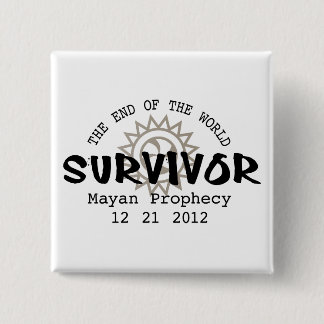 Mayan Calender End of the World 2012 Button