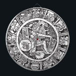 Mayan circle, Mexican hieroglyph(Maya) Dart Board<br><div class="desc">The Mayan script,  also known as Mayan glyphs or Mayan hieroglyphs,  is thewriting system of the Maya civilization of Mesoamerica,  presently the only Mesoamerican writing system that has been substantially deciphered.</div>