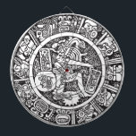 Mayan circle, Mexican hieroglyph(Maya) Dart Board<br><div class="desc">The Mayan script,  also known as Mayan glyphs or Mayan hieroglyphs,  is thewriting system of the Maya civilization of Mesoamerica,  presently the only Mesoamerican writing system that has been substantially deciphered.</div>