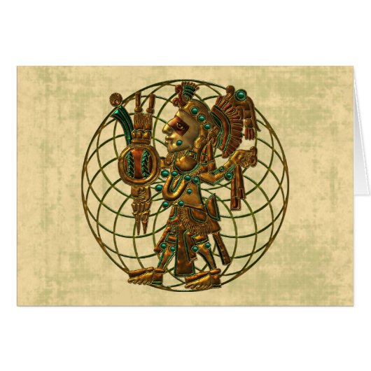 Mayan Deity 2 Cards (Front Horizontal)