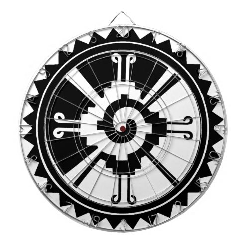 Mayan Deity Symbol Hunab Ku Dartboard