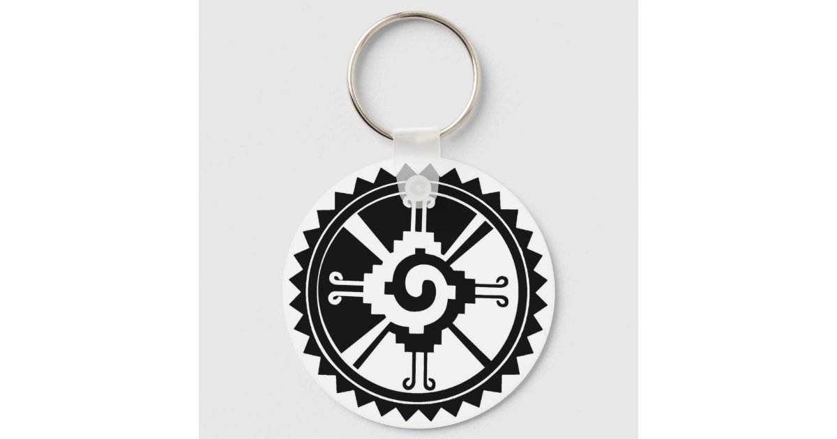 Mayan Deity Symbol Hunab Ku Keychain Zazzle