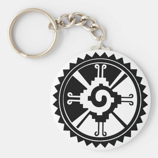 Mayan Deity Symbol Hunab Ku Keychain