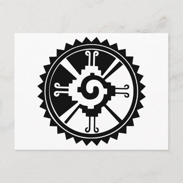 Mayan Deity Symbol Hunab Ku Postcard (Front)