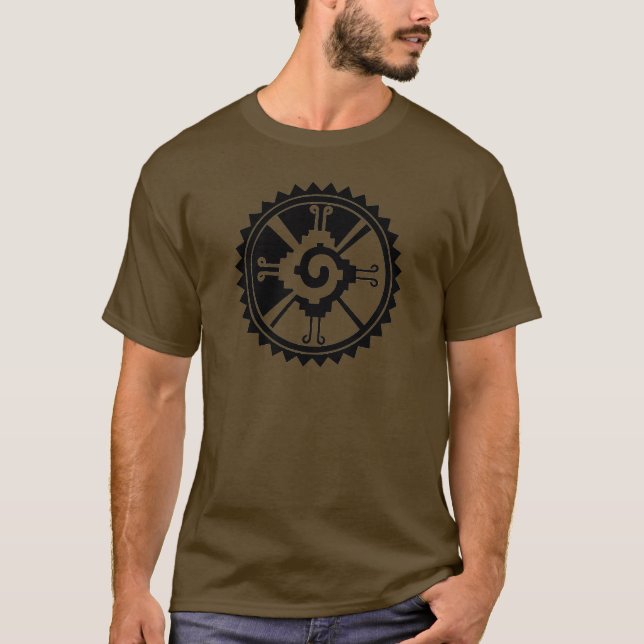 Mayan Deity Symbol Hunab Ku T-Shirt (Front)