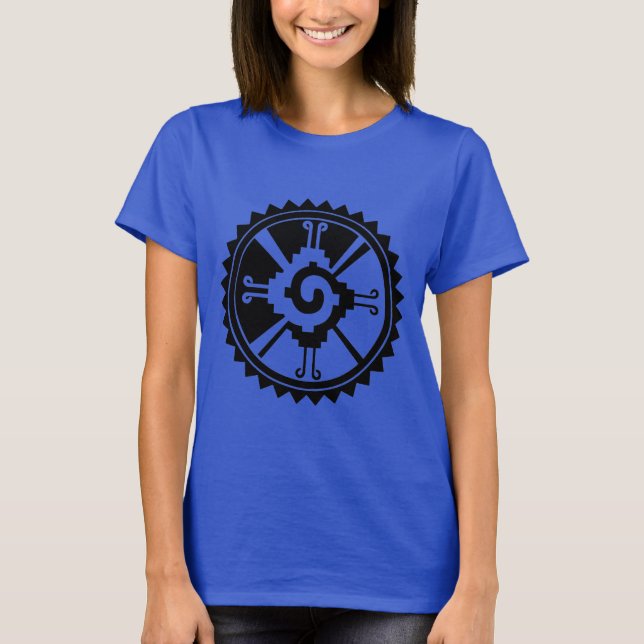 Mayan Deity Symbol Hunab Ku T-Shirt (Front)